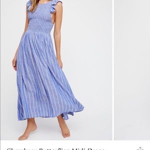 Free People denim style dress